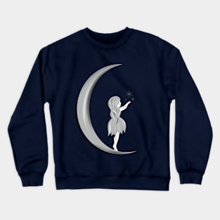 Dainty Moon Crewneck Sweatshirt